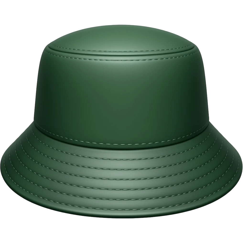 A black stylish flat Brixton fashion Green fisherman’s cap newsboy’s cap, separated emoji