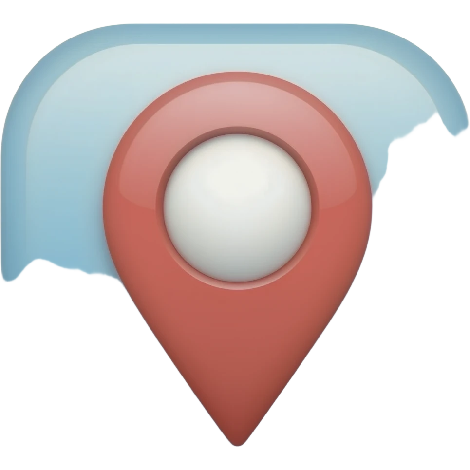 Signo de ubicacion sin fondo emoji