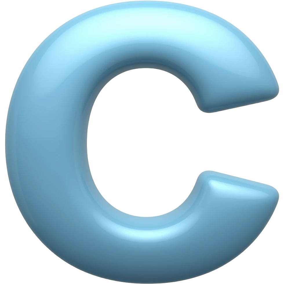 Codebeamer 의 상징하는 "C" 를 생성해줘, 이미지와 함께 emoji