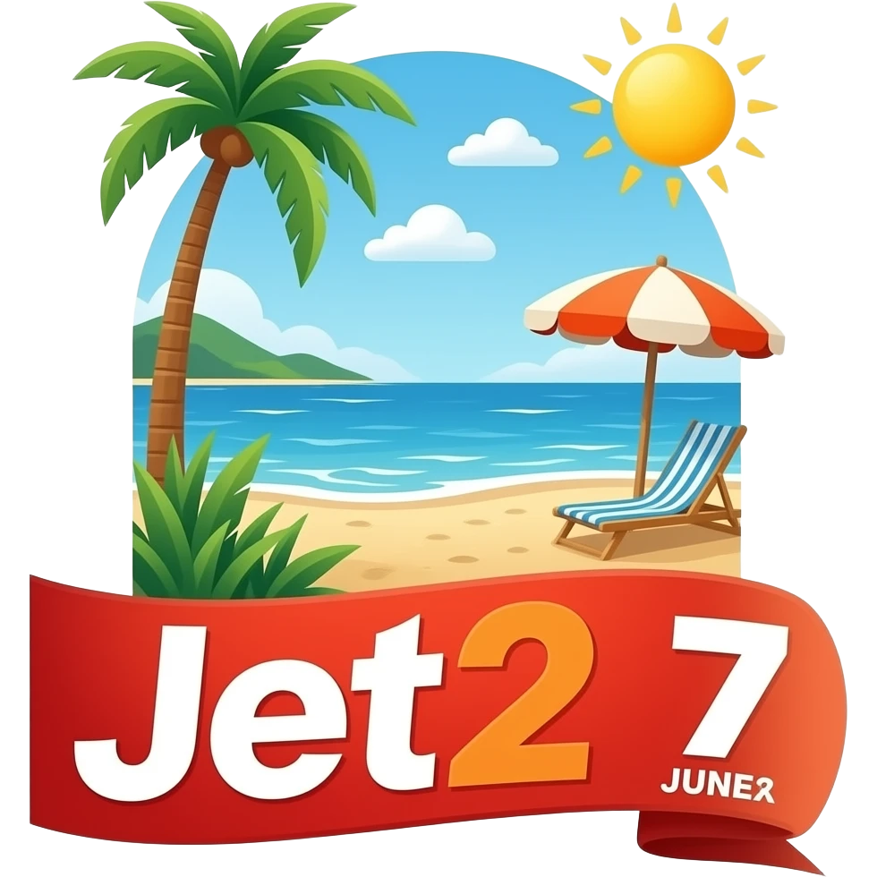 6/7 Jet two holidays advertisement emoji