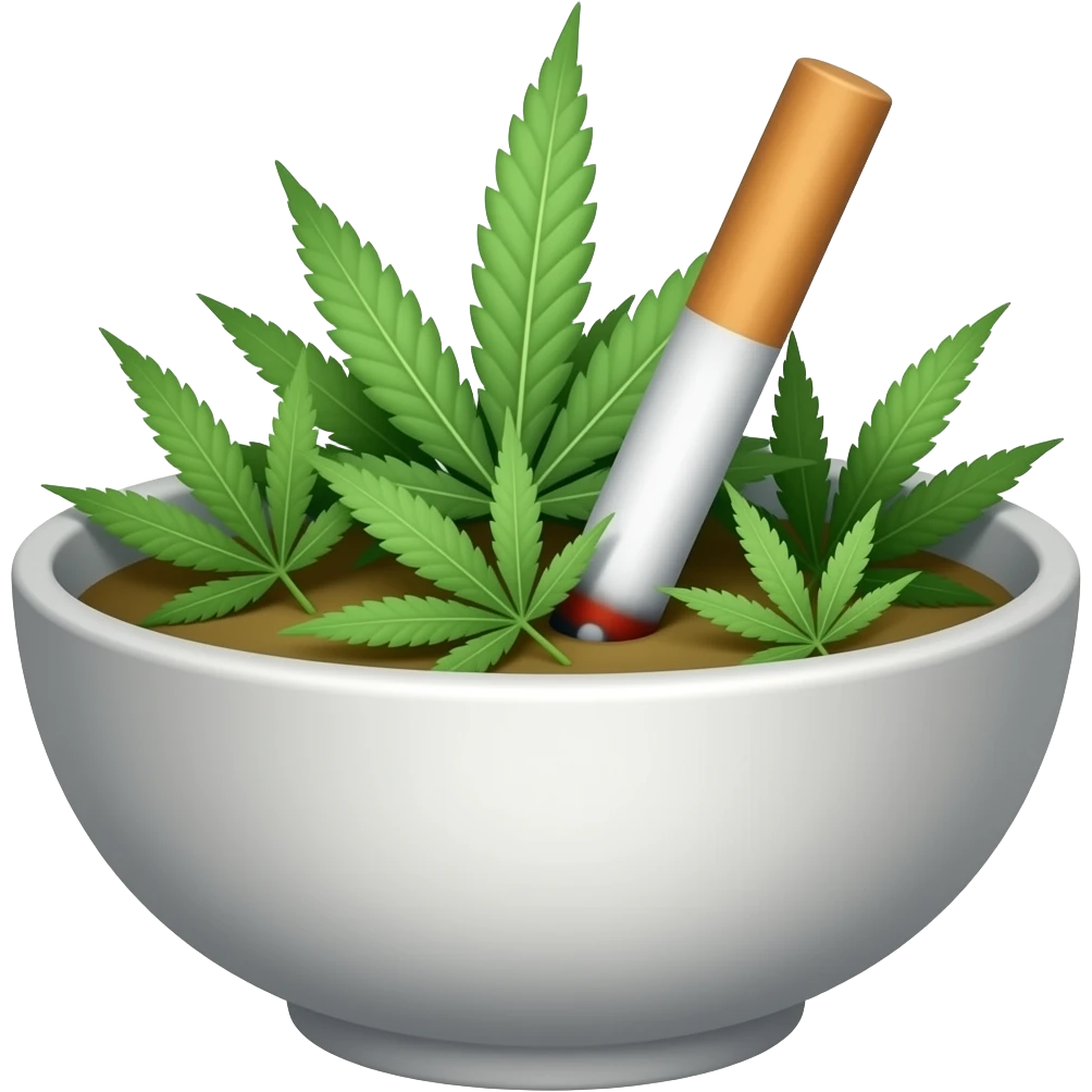 🫪 smoking weed emoji