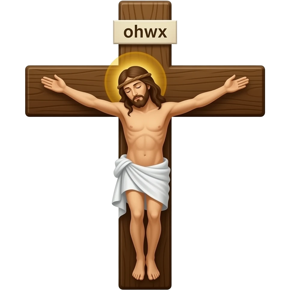 Émoji croix de jesus emoji