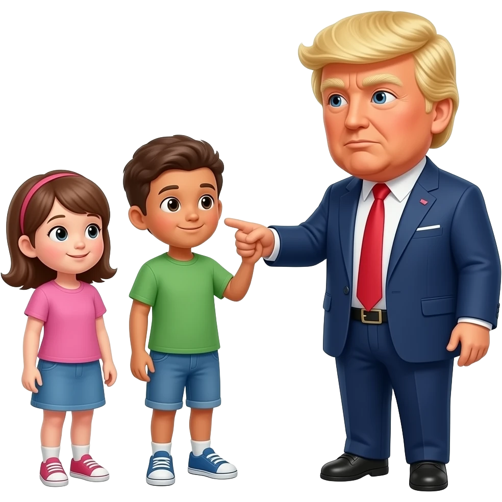 donald trump touching kids(if yk what i mean) emoji