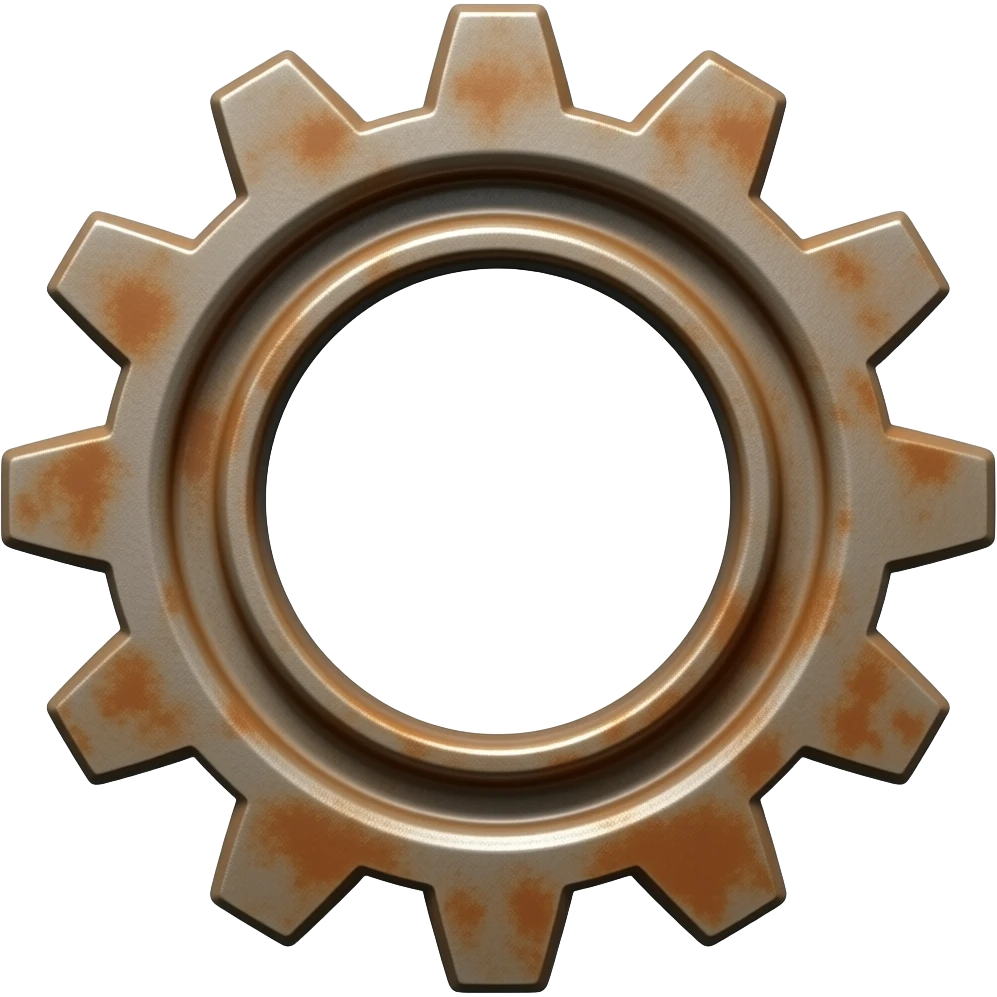 rusted gear emoji