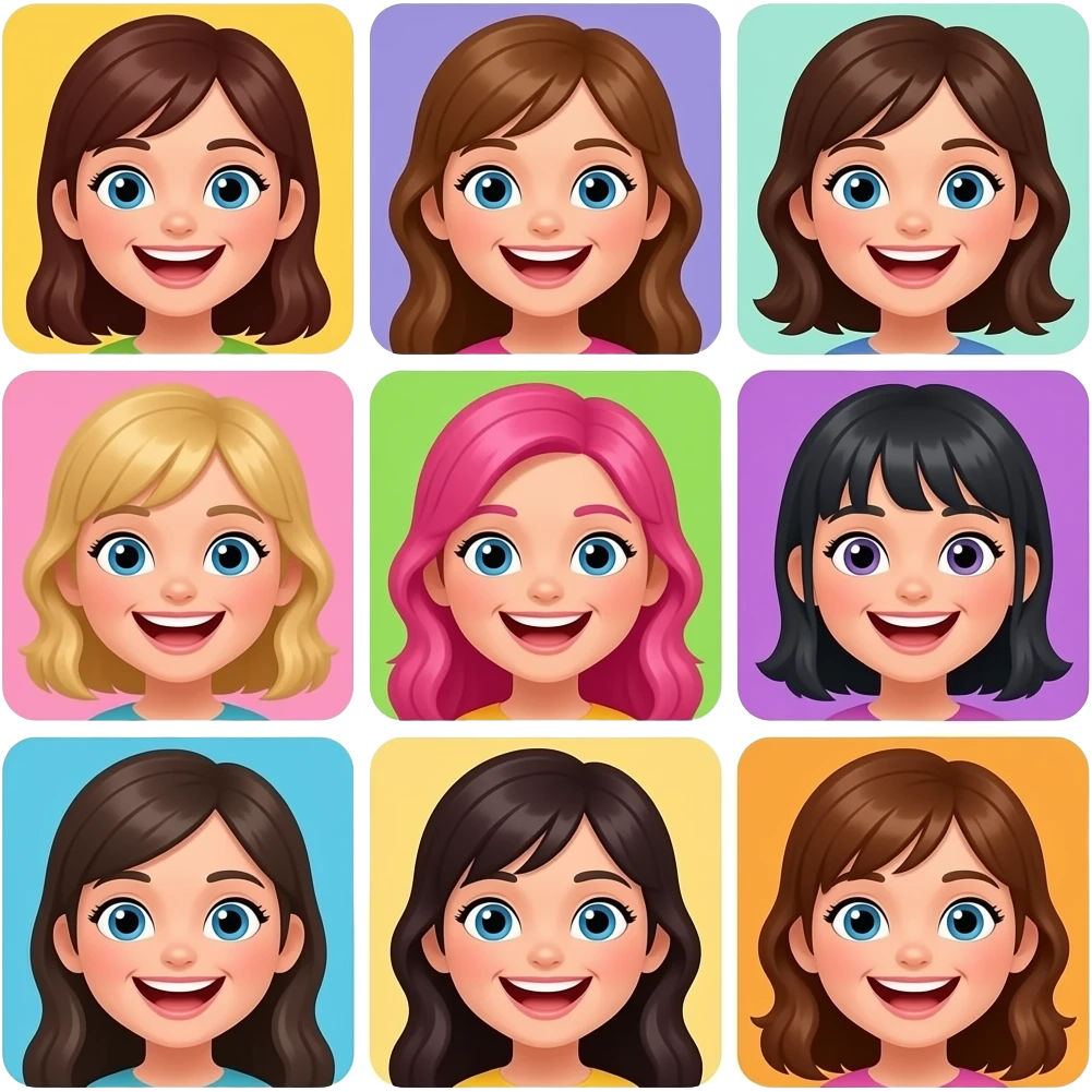 Emojis de chicas emoji