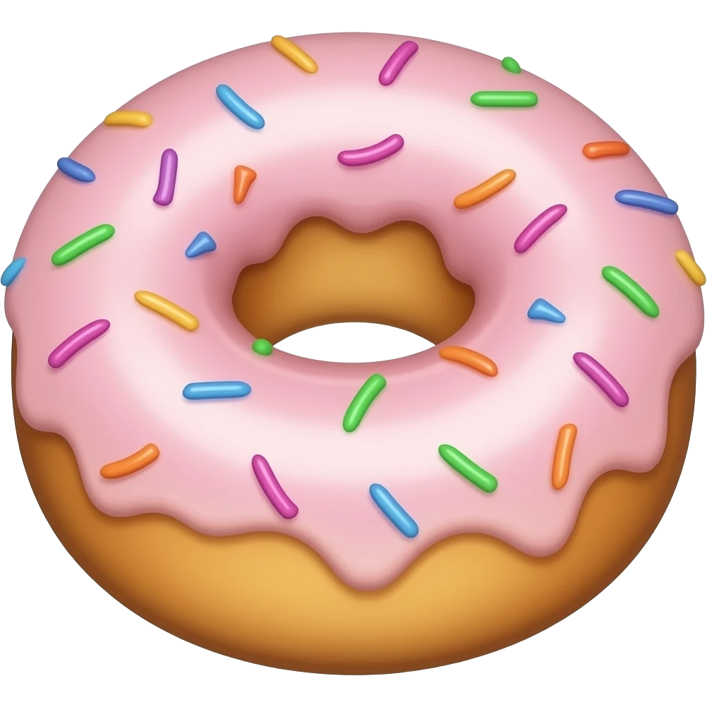 Donut side emoji