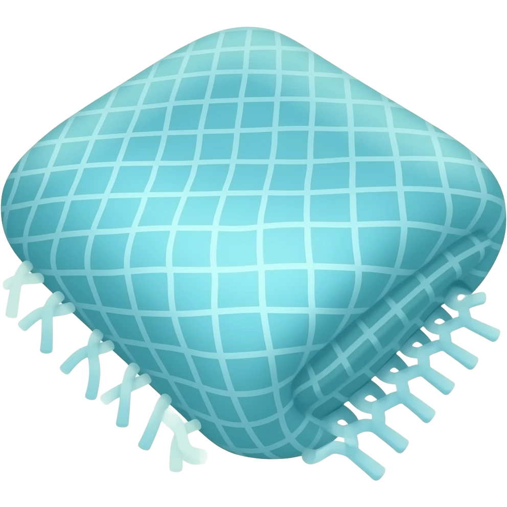 Плед бирюзовый emoji