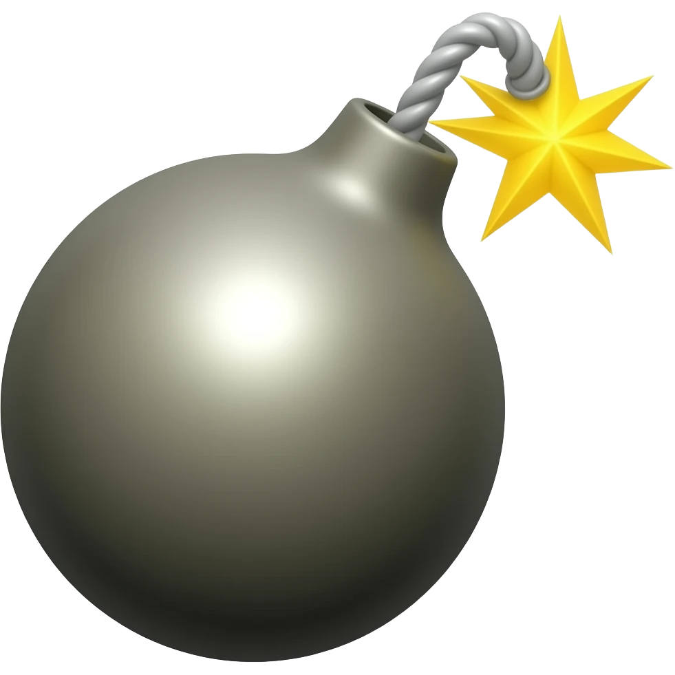 bomb emoji