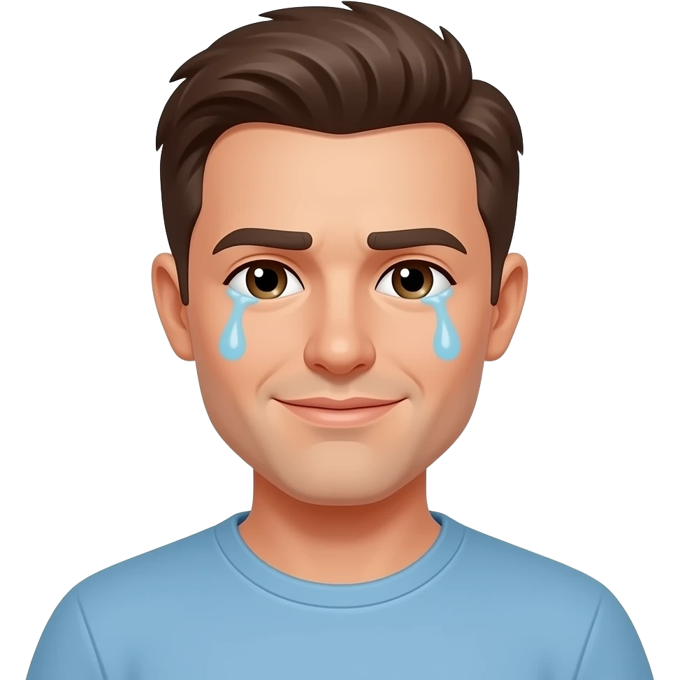 Can you put tears in his eyes? emoji