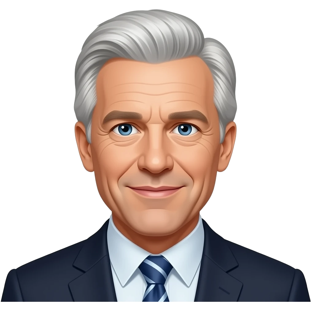 Jeffrey Epstein silver hair emoji