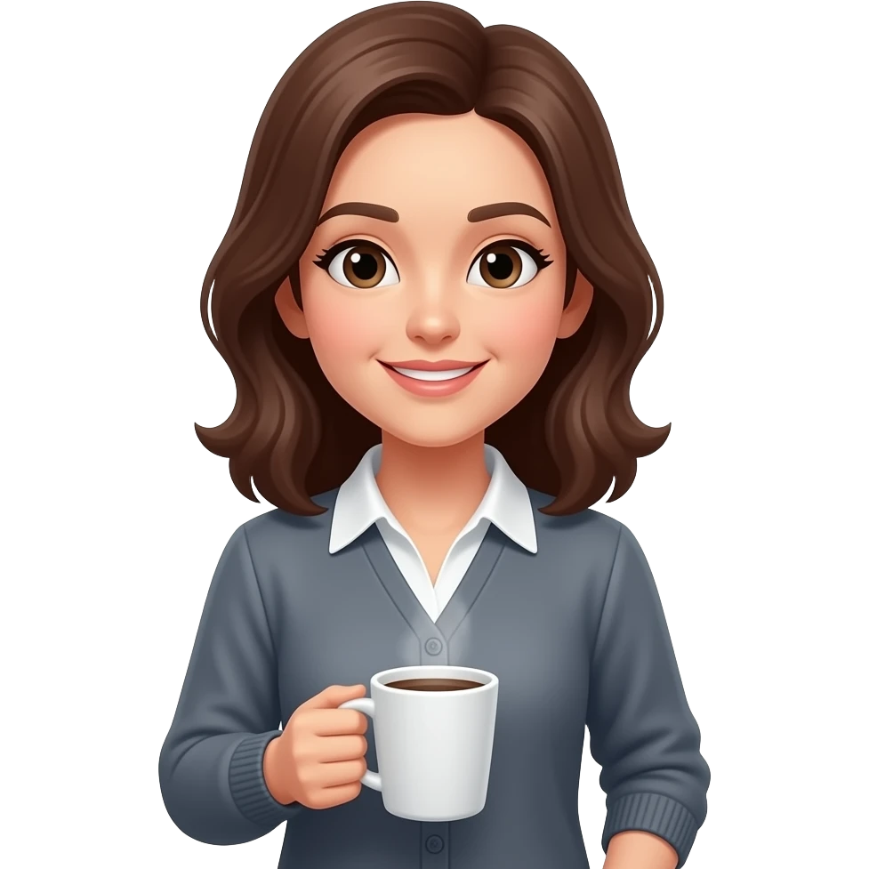 🧍‍♀️☕️ emoji