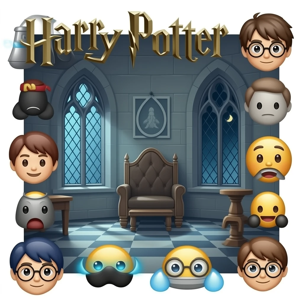 harry potter emoji’s room of requirement emoji