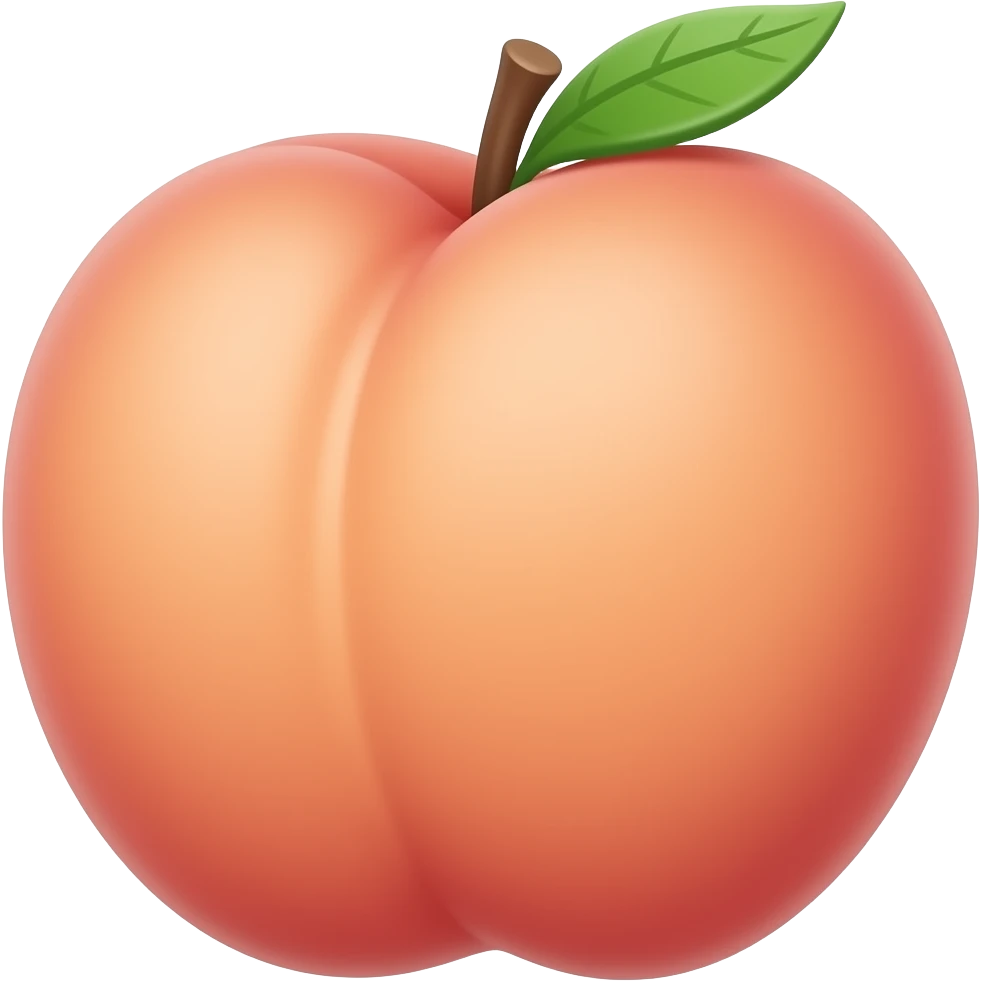 Peach ass emoji