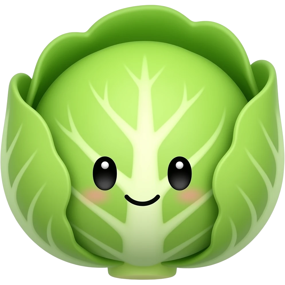 Kawaii repollo emoji