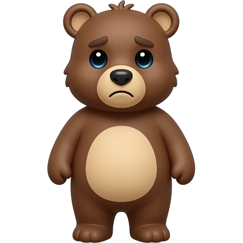 Sick Bear emoji