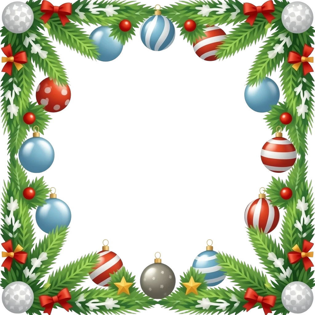 can you add  a Christmas theme border around the picture emoji