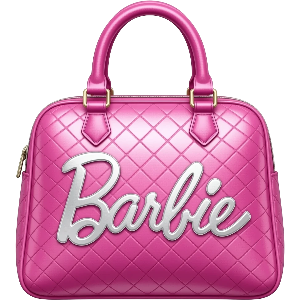 Tote bag inspired by barbie colour pallete emoji