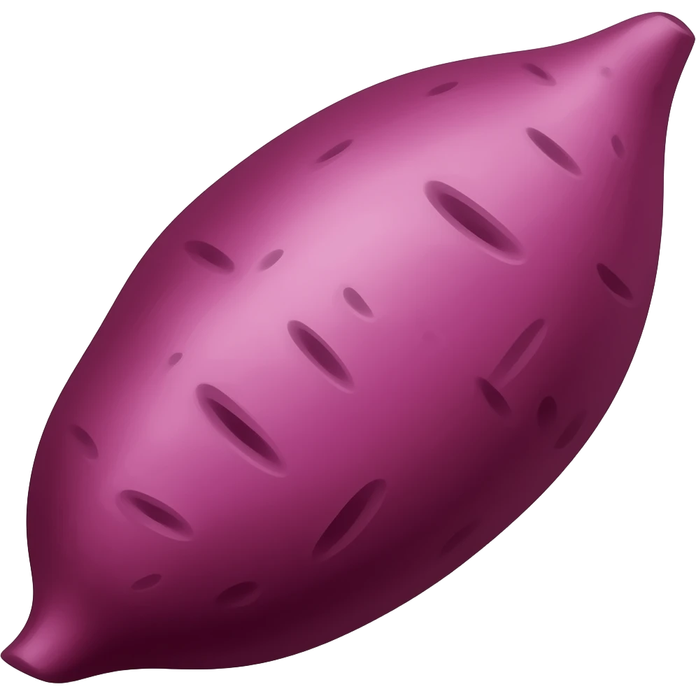 Sweet potato  purple emoji