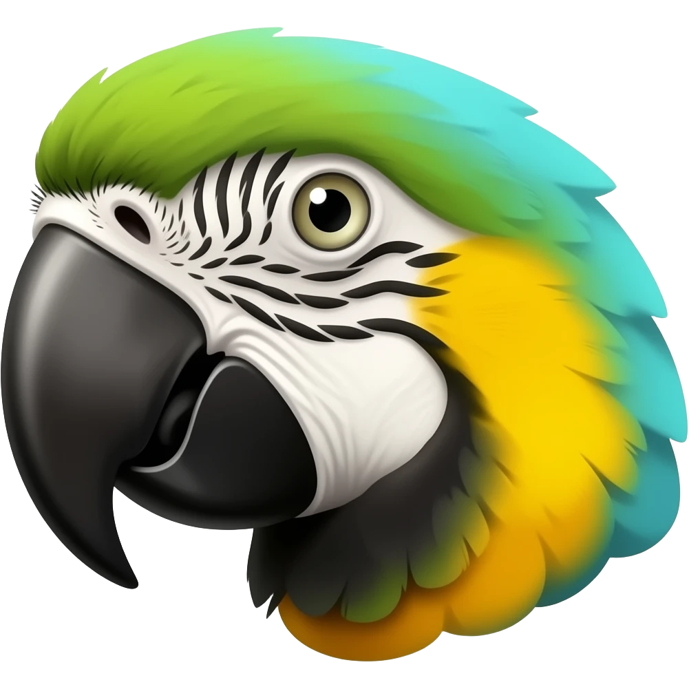 Parrot face emoji