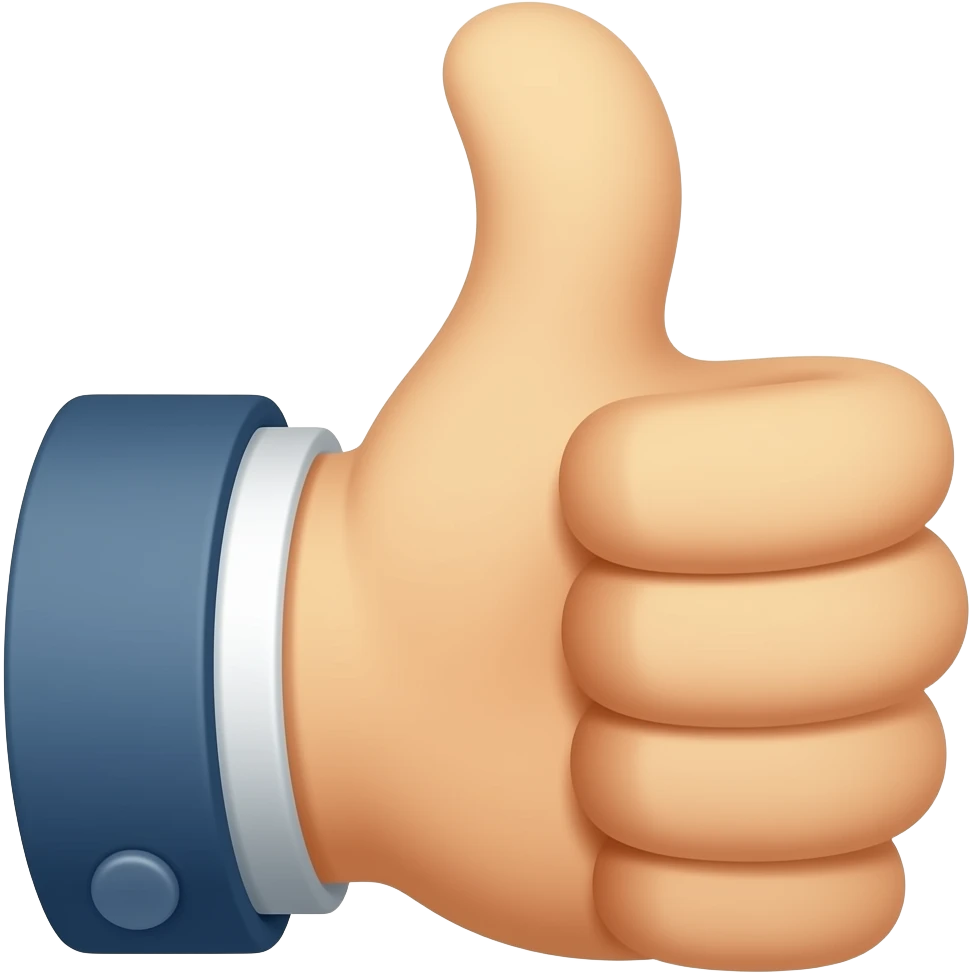 thumbs up emoji