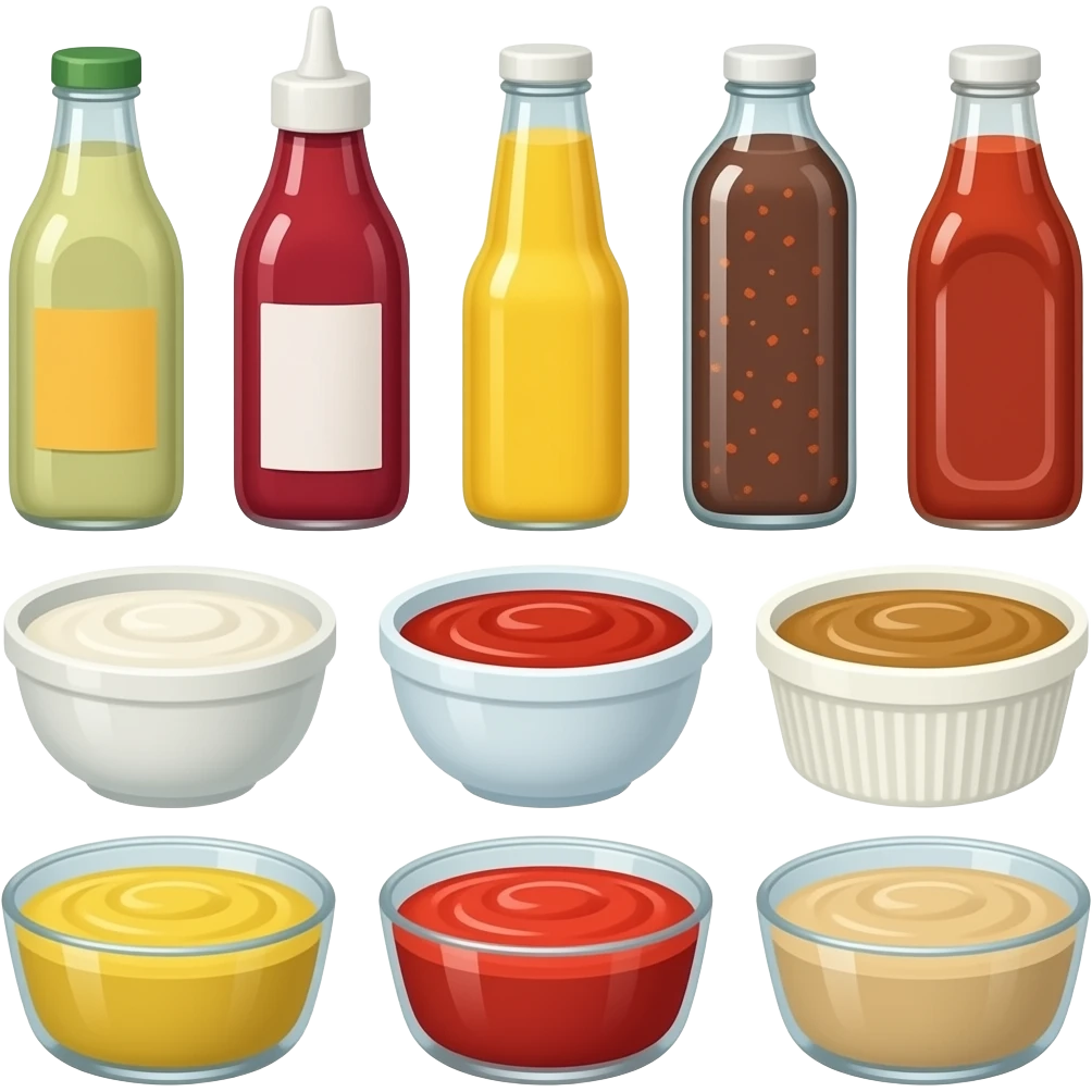 condiments and sauces emoji
