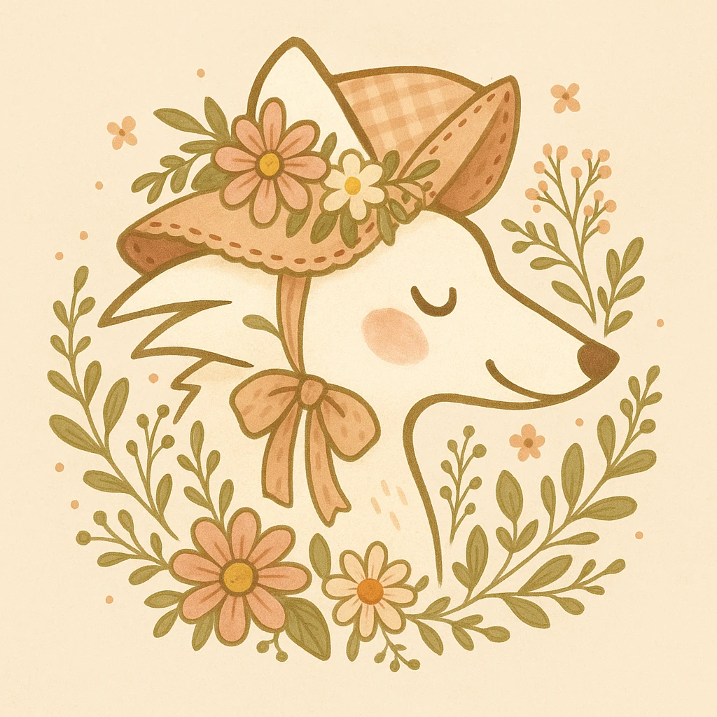 Give the Overwolf logo a cute cottagecore makeover emoji