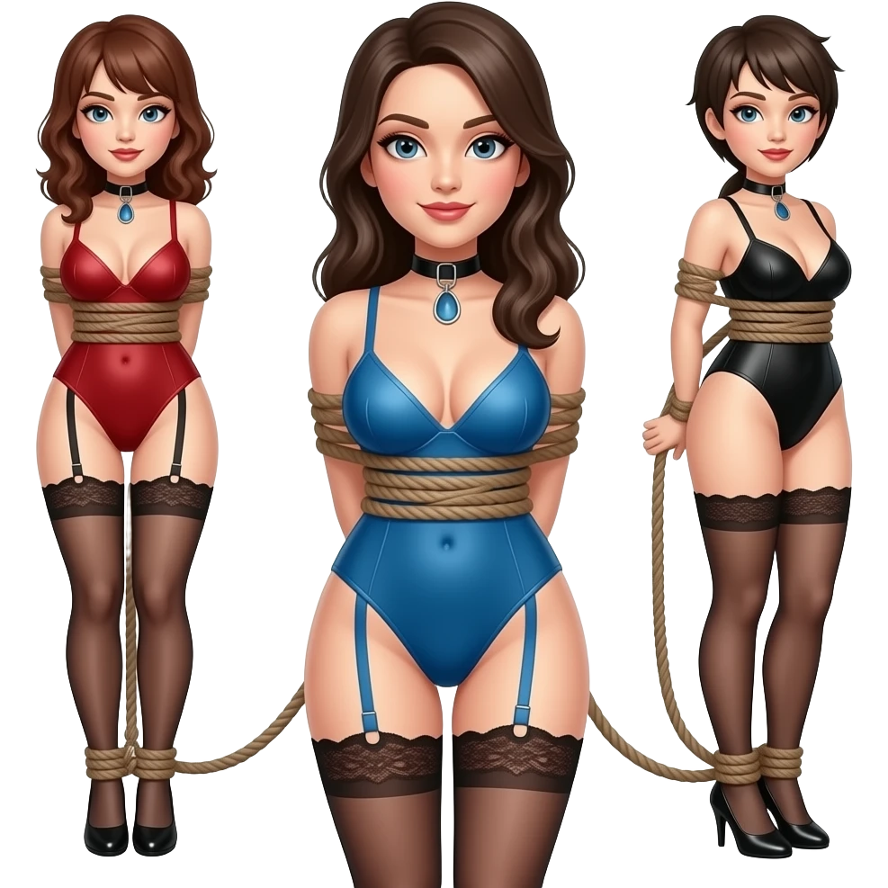 Bdsm women tied up emoji