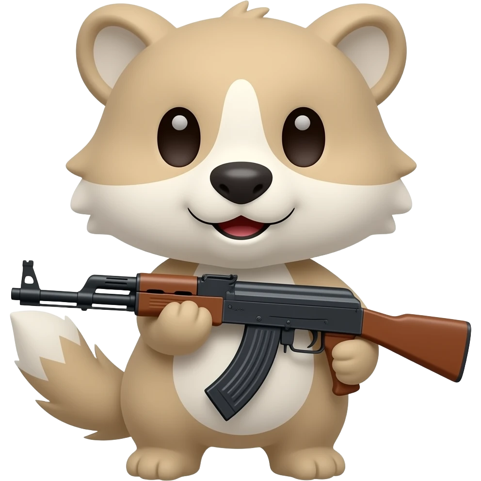 Animales con AK47 emoji