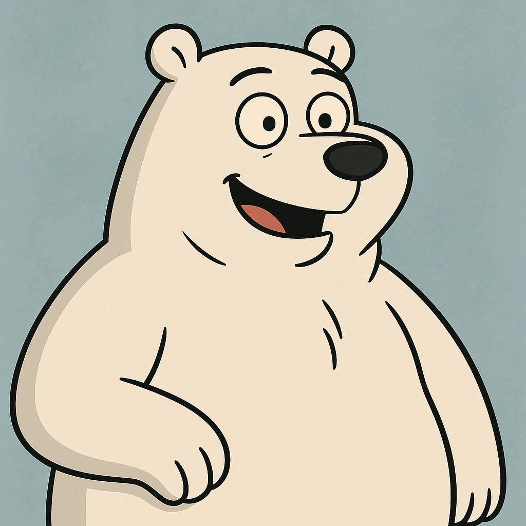 Polar bear emoji