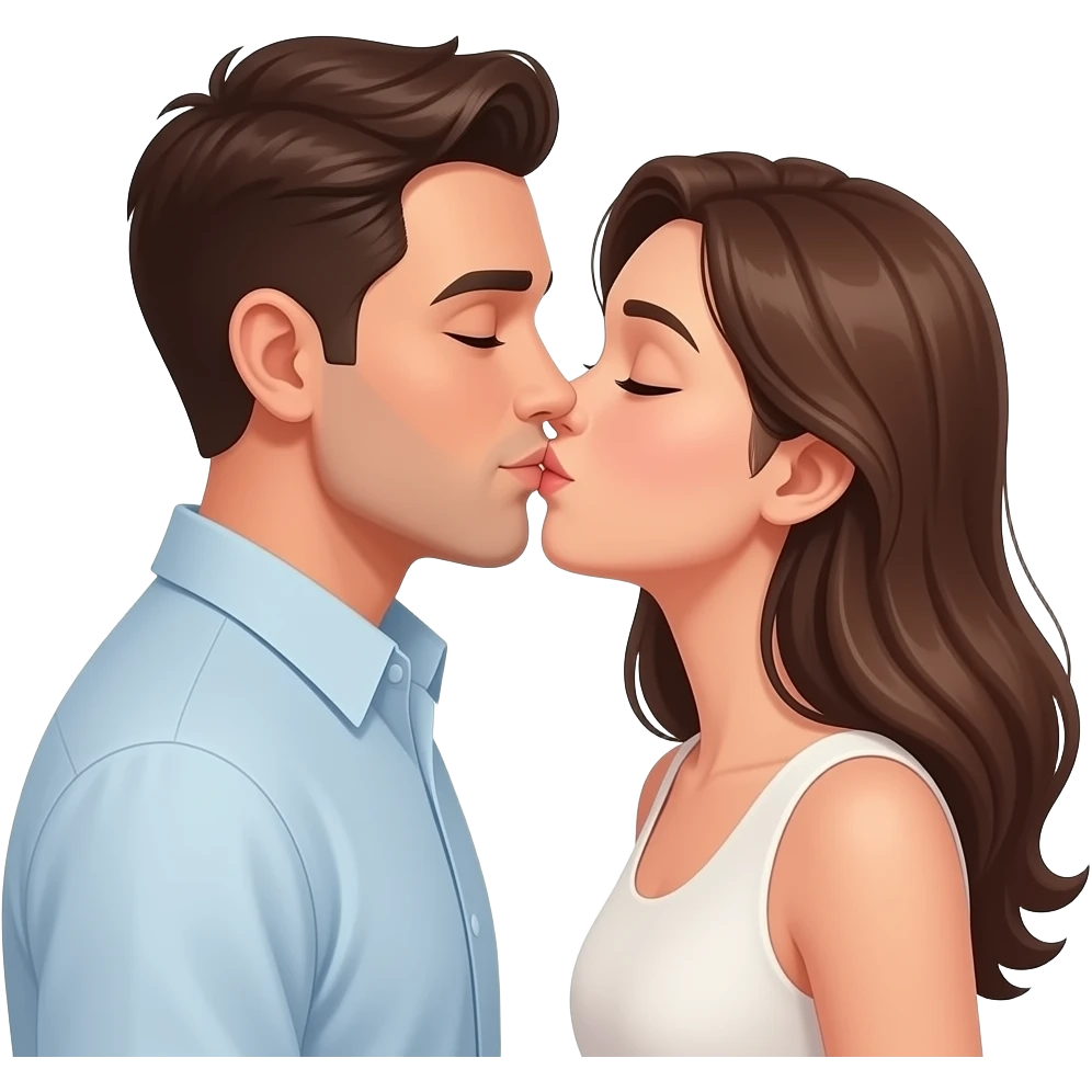 🧍‍♂️😘🧍‍♀️ emoji