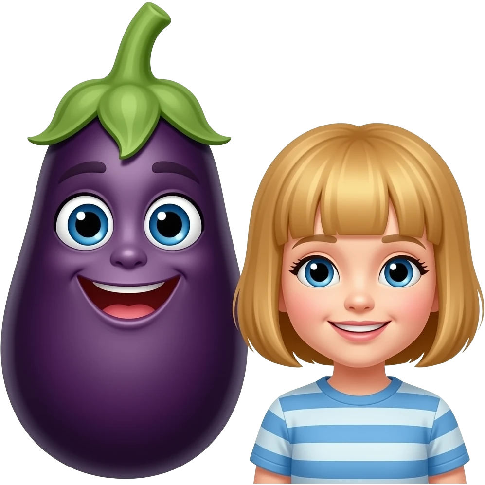 diddy eggplant and kids emoji