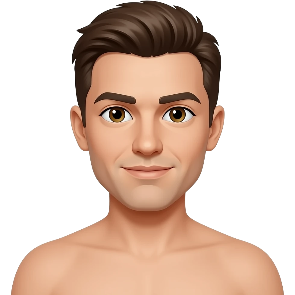 Un homme nue emoji