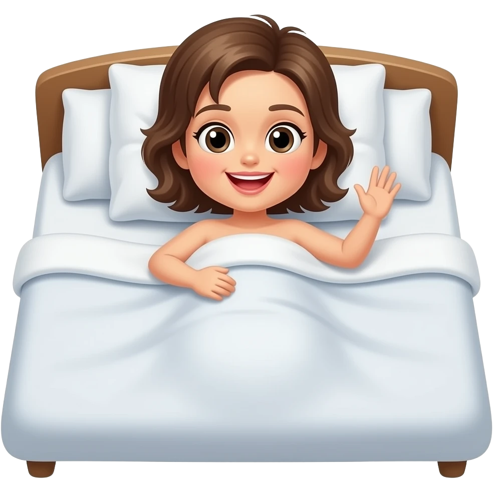 Sexy time in bed emoji