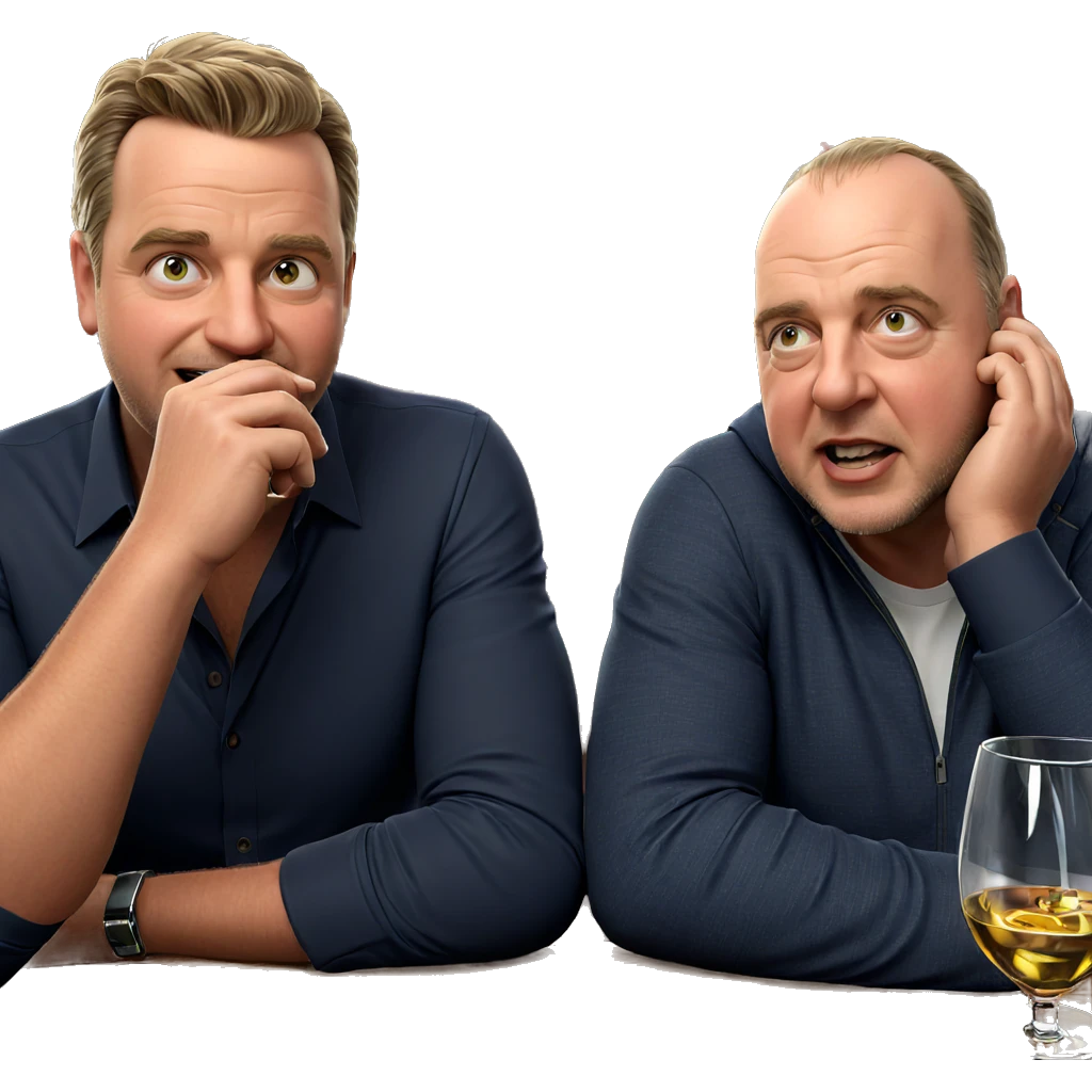 boys enjoying drinks at bar emoji
