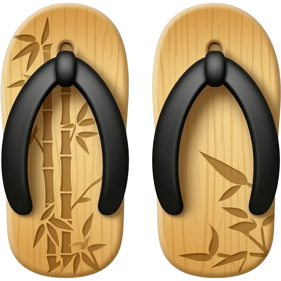 Japanese wooden clog emoji