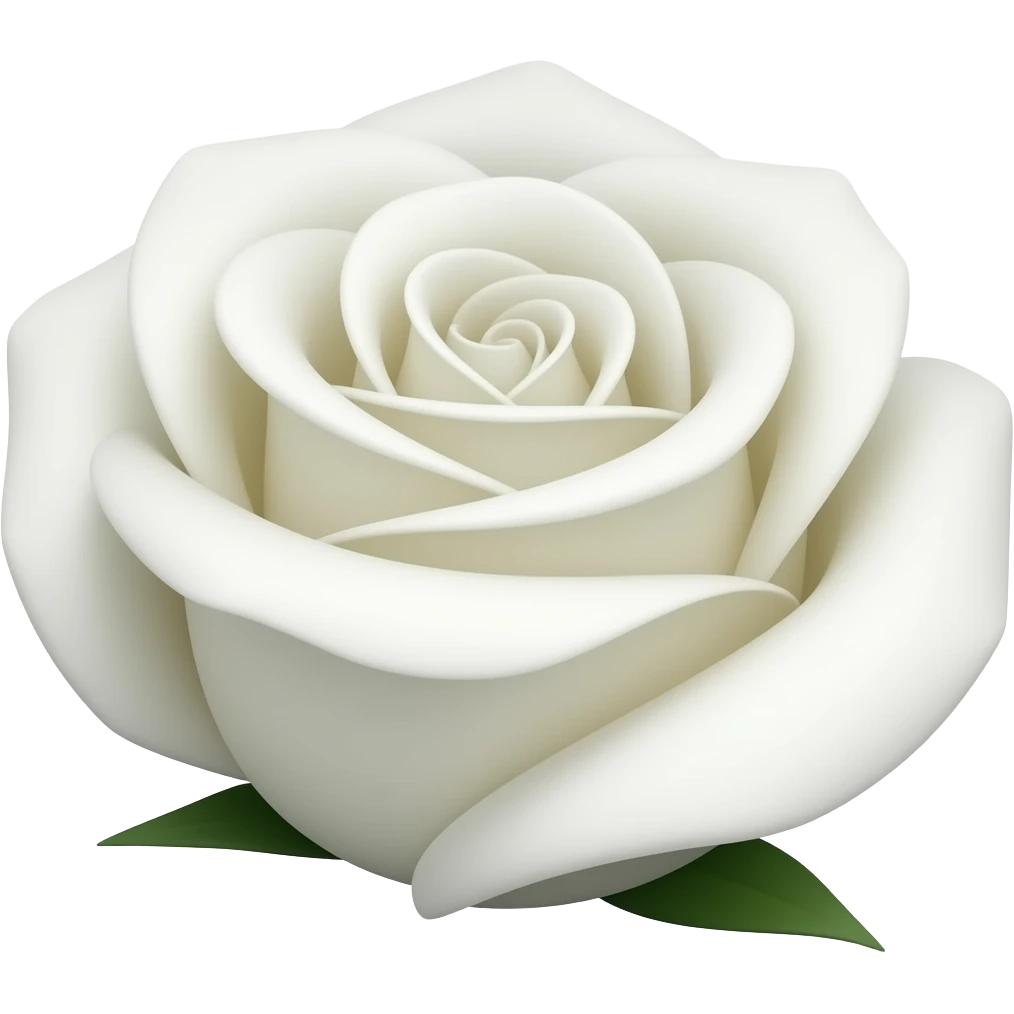 White rose emoji
