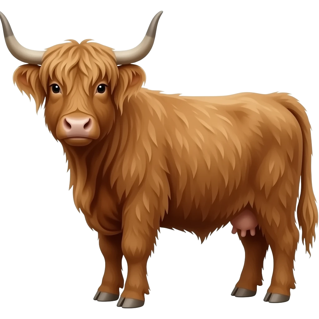 Highland cow emoji