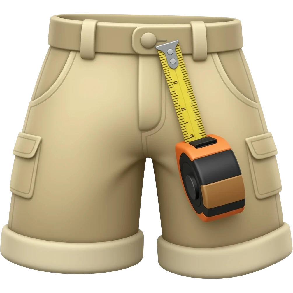 tape measure pants emoji