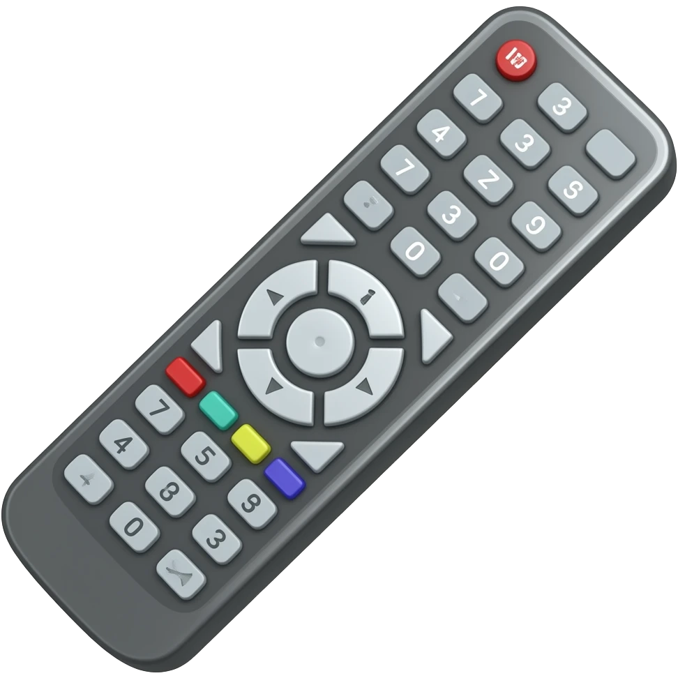 Tv remote emoji