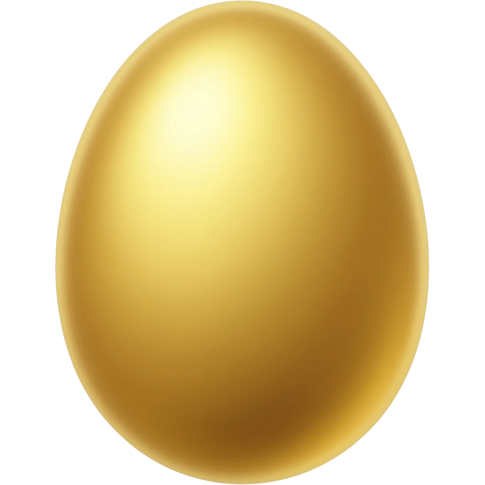 Golden egg emoji