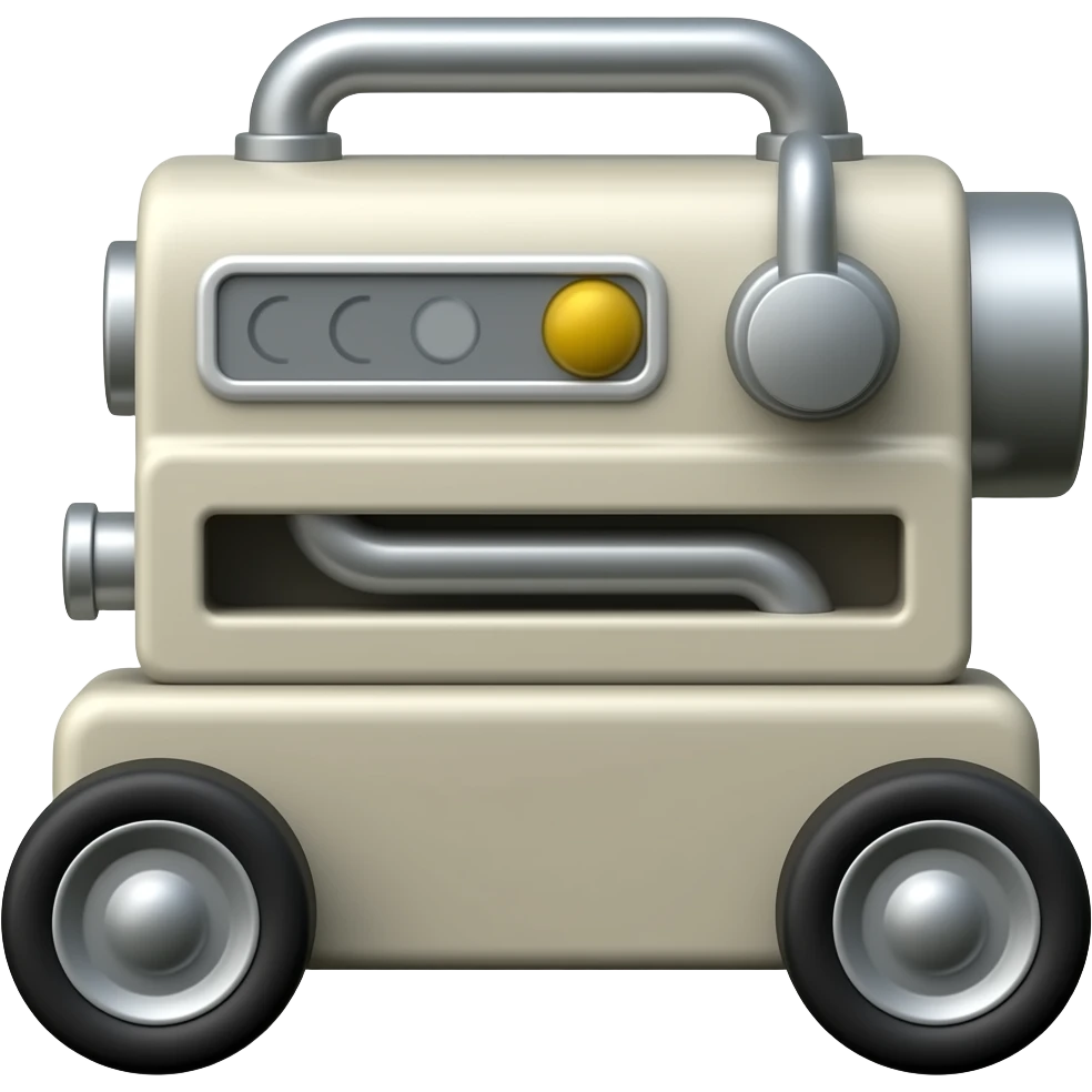 machine on wheels emoji