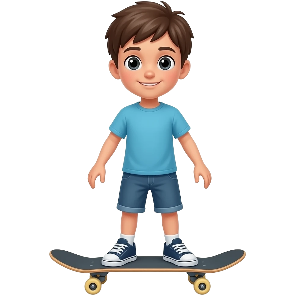 13 on skateboard emoji