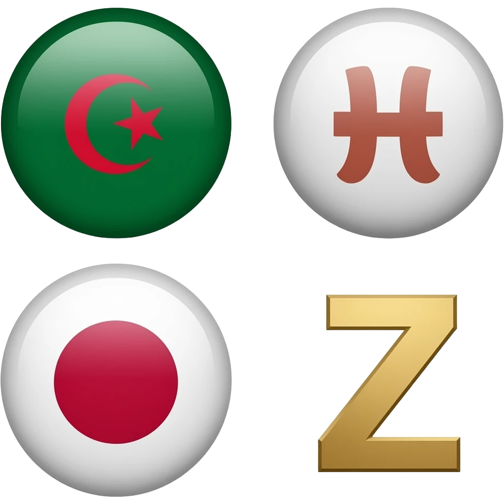 drapeau kabyle ♓️🔰ⵣ emoji