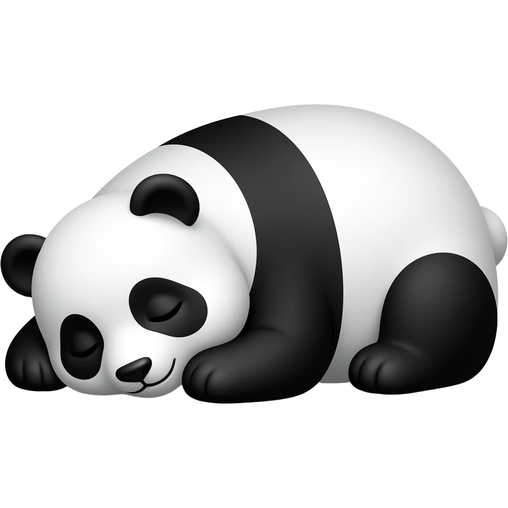 sleeping panda emoji