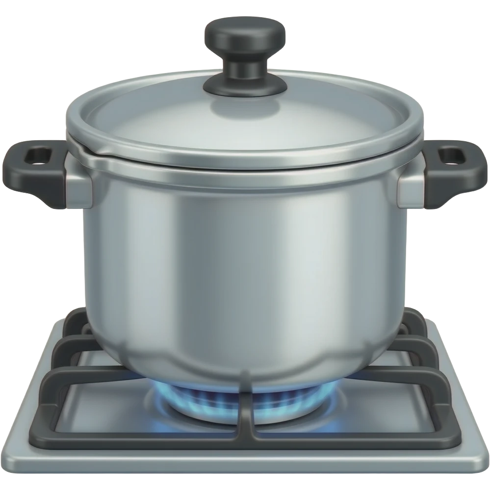 panela de pressão fogão emoji