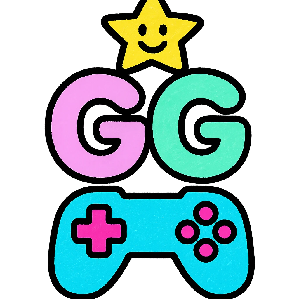 Change the color scheme of the letters GG to pastel colors, maintaining a playful and eye-catching style with vibrant pastel hues and smooth transitions. emoji