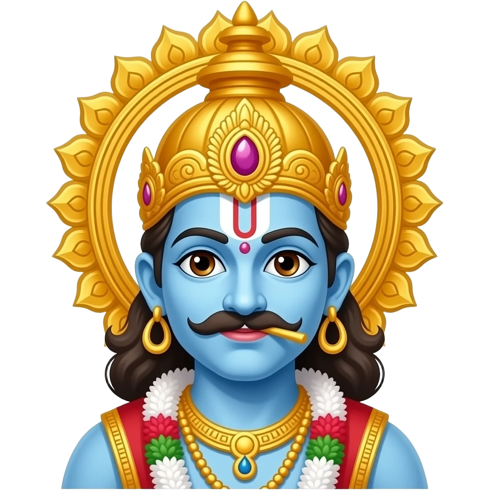 Lord Murugan's exact vel emoji only emoji