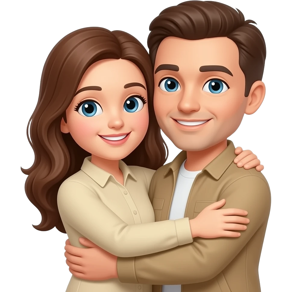 hug emoji in beige emoji