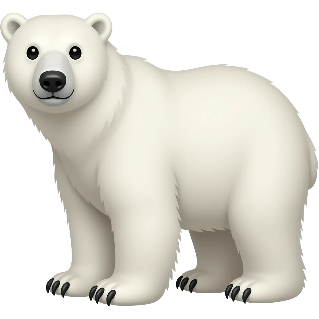 Polar bear emoji