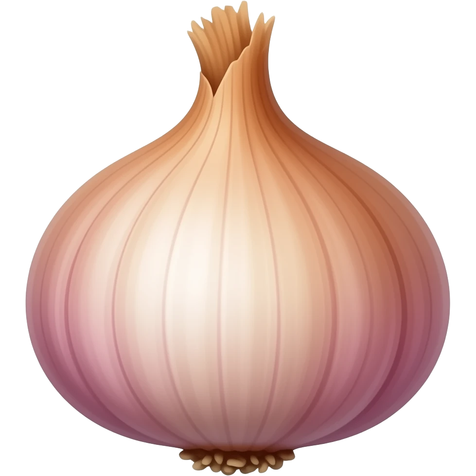 very thin shallot emoji